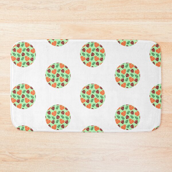 Item preview, Green Leaves Circle Print  designed and sold by edwinvisuals.