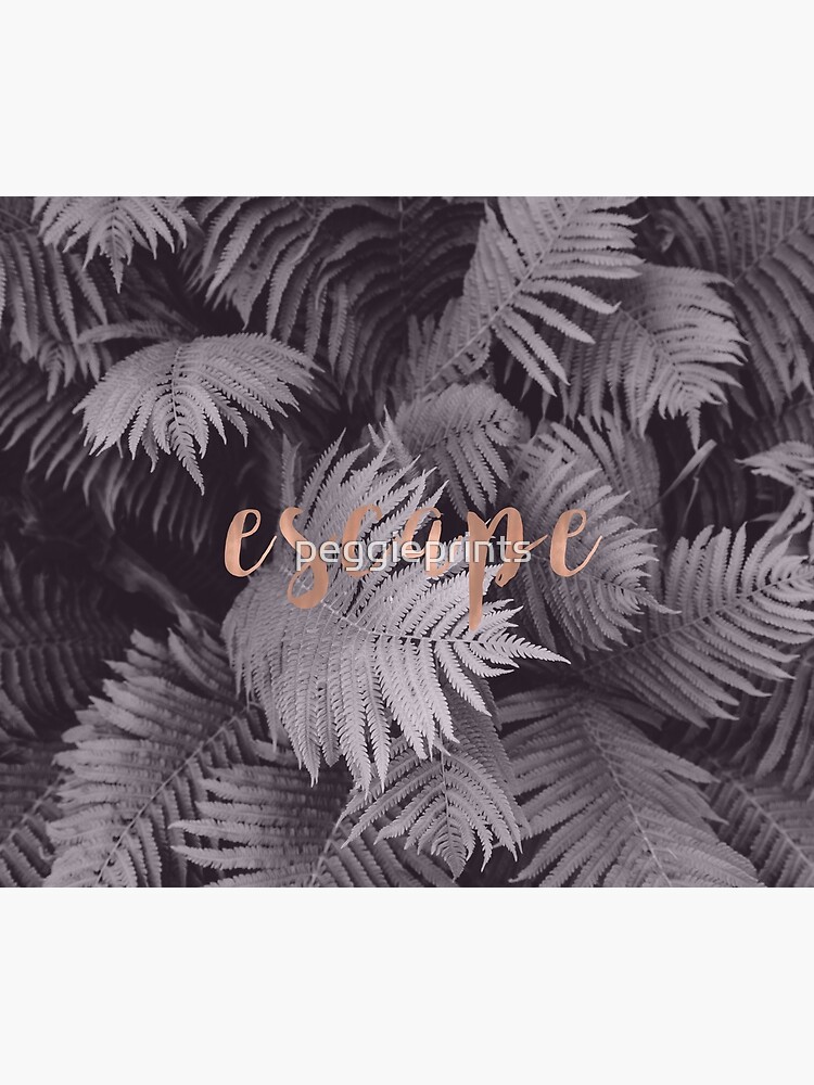 Rose gold escape in the shadows by peggieprints