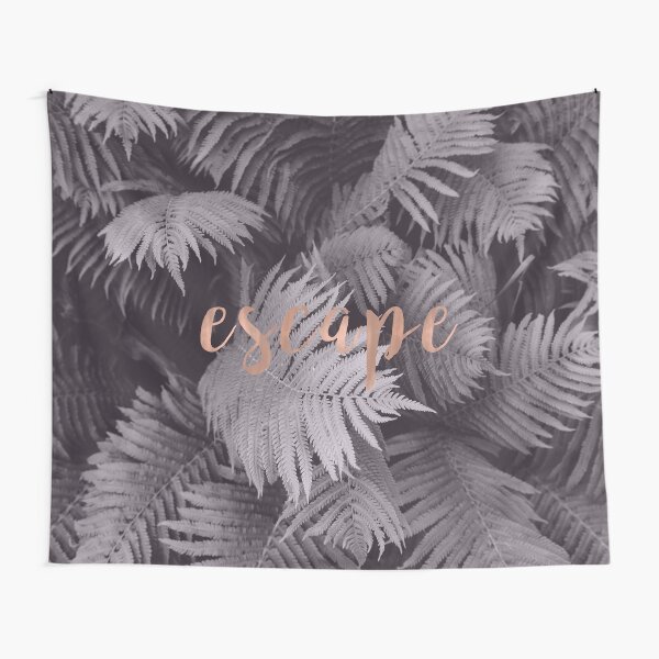 Rose gold escape in the shadows Tapestry