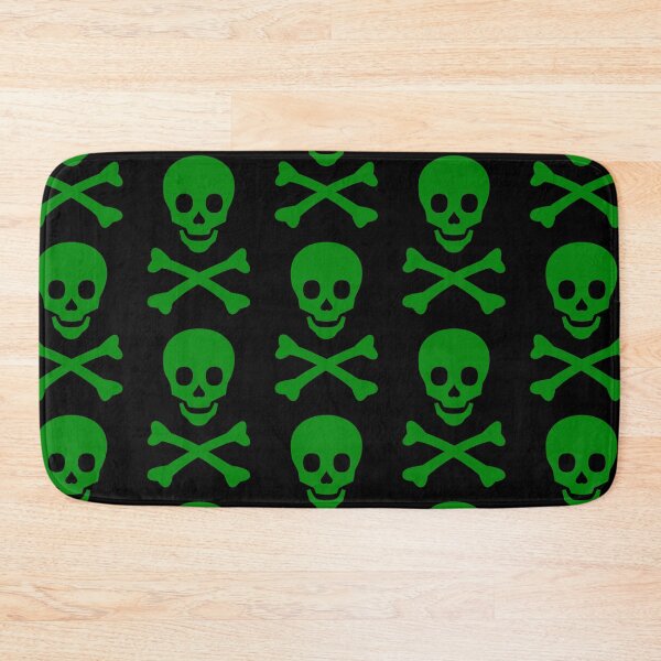 Item preview, Green Skull and Cross Bones designed and sold by effervescence.