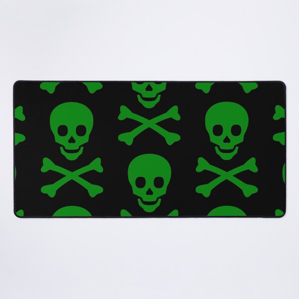 Item preview, Green Skull and Cross Bones designed and sold by effervescence.