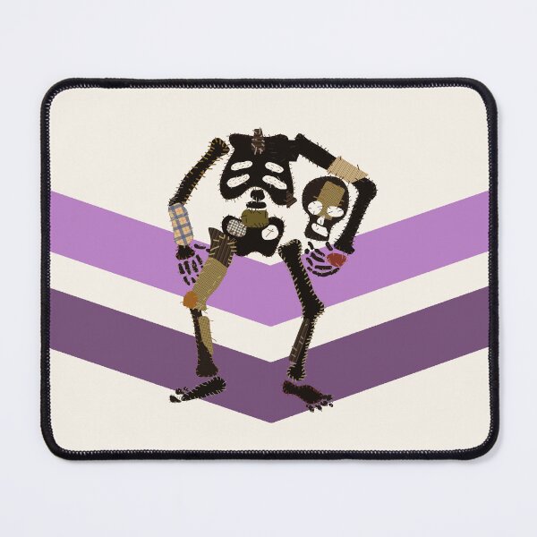 Item preview, Queer Chevron Pride - Decapitated Skeleton Flag designed and sold by BeccaPaintmore.
