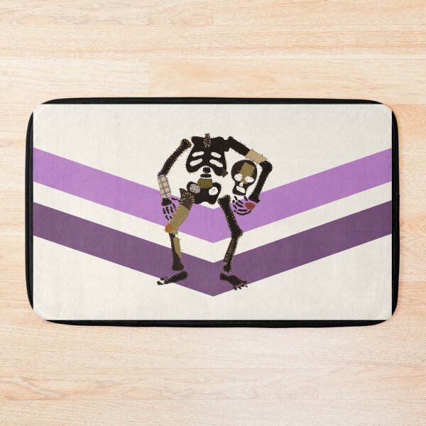 Item preview, Queer Chevron Pride - Decapitated Skeleton Flag designed and sold by BeccaPaintmore.