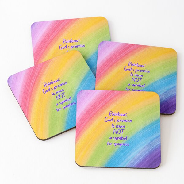 Item preview, Rainbow: God's promise to man NOT a symbol of gayness designed and sold by Becky Hunter.