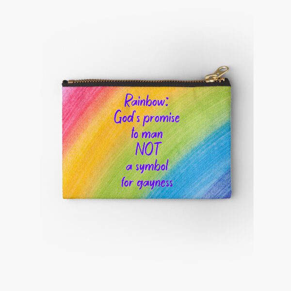Item preview, Rainbow: God's promise to man NOT a symbol of gayness designed and sold by Becky Hunter.