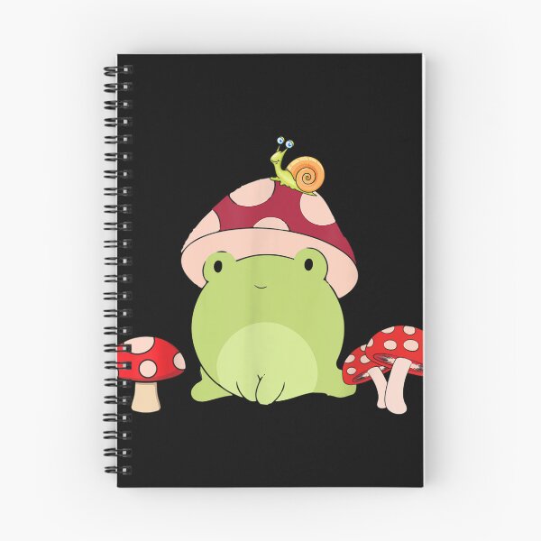 Aperçu de l'œuvre Cottagecore Aesthetic Frog With Mushroom Hat Snail créée et vendue par Earlene2365.