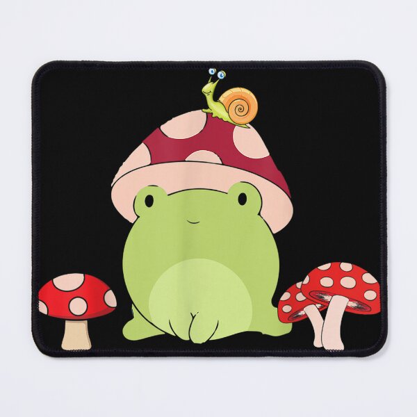 Item preview, Cottagecore Aesthetic Frog With Mushroom Hat Snail designed and sold by Earlene2365.