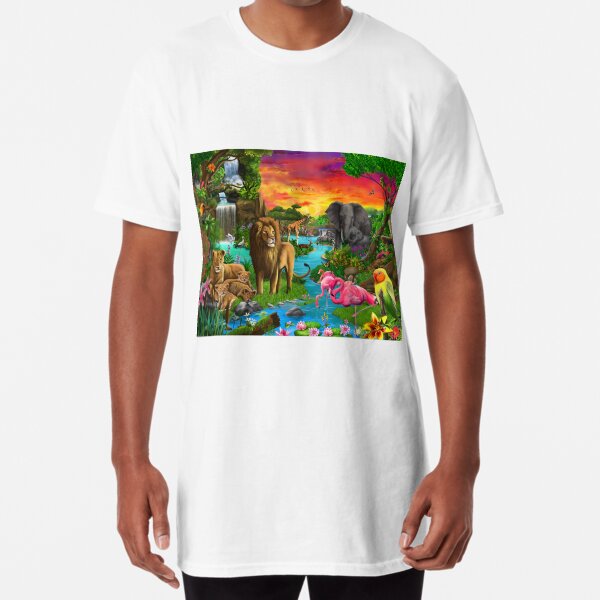 African Paradise Long T-Shirt