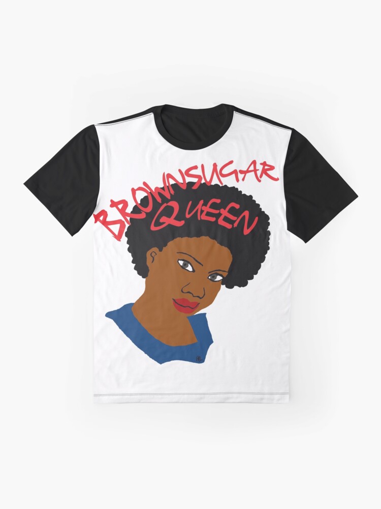 Alternate view of BrownSugar Queen Natural Hair AfroTshirt Graphic T-Shirt