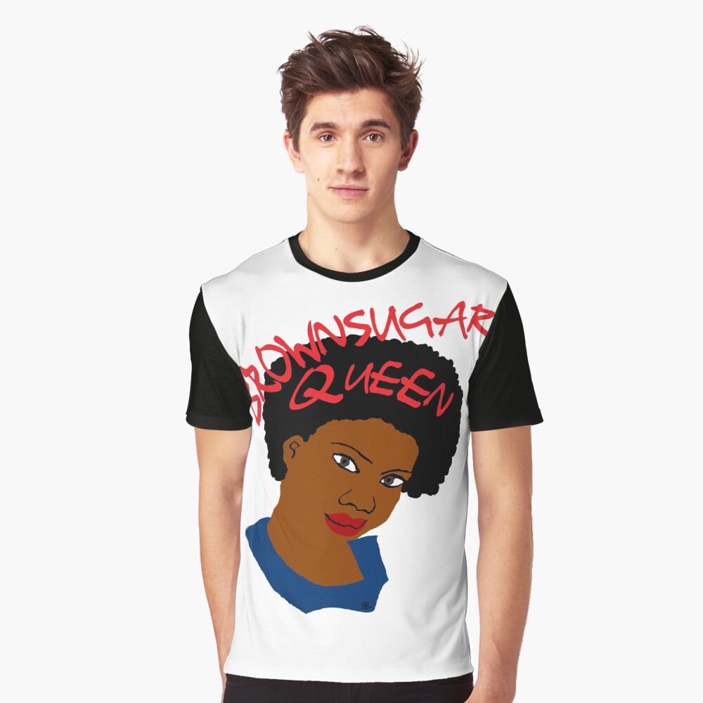 BrownSugar Queen Natural Hair AfroTshirt Graphic T-Shirt