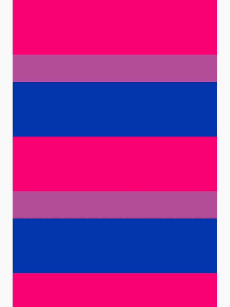 Bisexual Pride Flag Striped Sticker For Sale By Jgventures Redbubble 0466