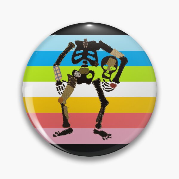 Item preview, Queer Pride - Decapitated Skeleton Flag designed and sold by BeccaPaintmore.