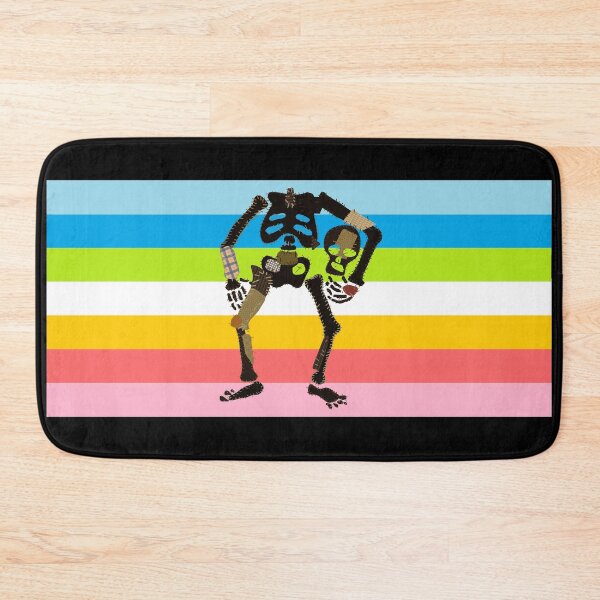 Item preview, Queer Pride - Decapitated Skeleton Flag designed and sold by BeccaPaintmore.