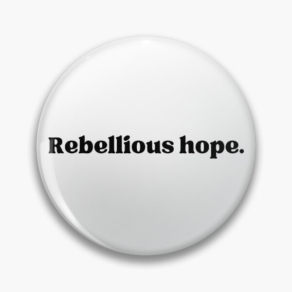 Item preview, Rebellious hope simple black typography design designed and sold by Holly-berry-art.