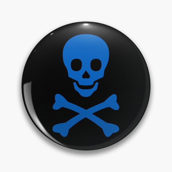 Item preview, Blue Skull and Cross Bones designed and sold by effervescence.