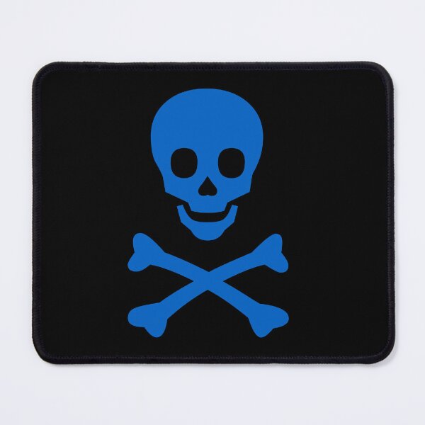 Item preview, Blue Skull and Cross Bones designed and sold by effervescence.