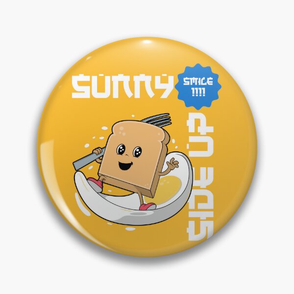 Artikelvorschau, Sunny Side Up, Smile, Cartoon Bread, Cute entworfen und verkauft von jimcaza.