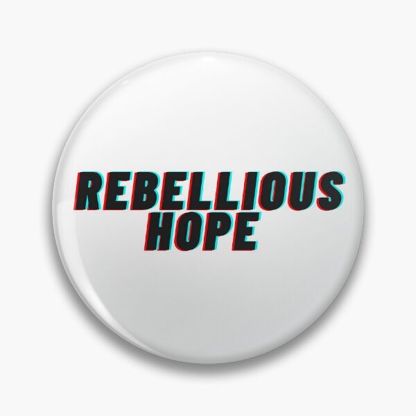 Item preview, Rebellious hope simple black typography design designed and sold by Holly-berry-art.