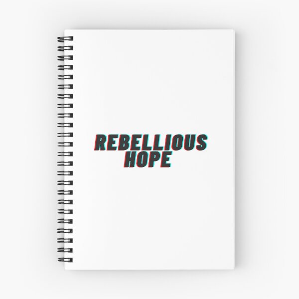 Item preview, Rebellious hope simple black typography design designed and sold by Holly-berry-art.