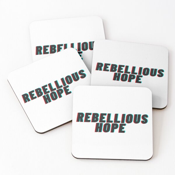 Item preview, Rebellious hope simple black typography design designed and sold by Holly-berry-art.