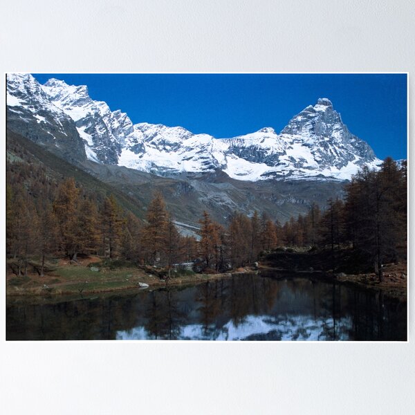 Item preview, The Matterhorn reflected in the clear waters of Blue Lake designed and sold by timelessfancy.