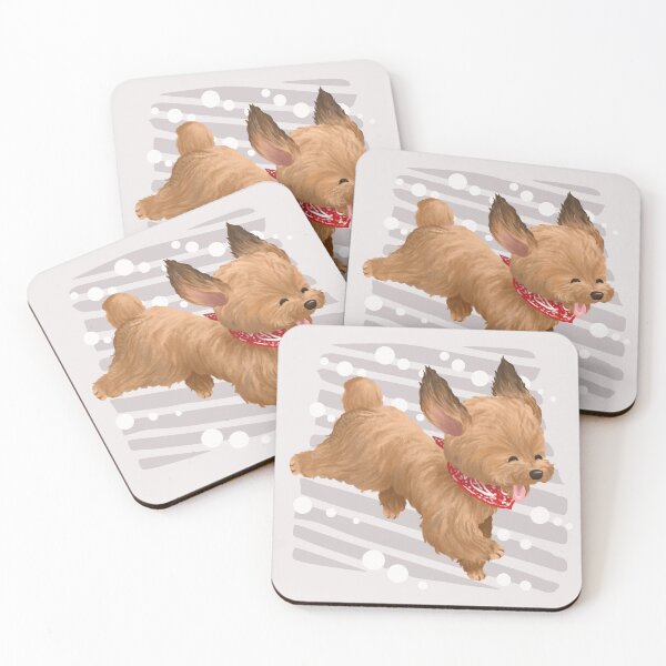 Item preview, The Running Brown Poodle designed and sold by Khotekmei.