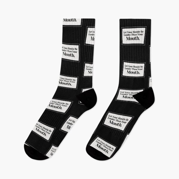 Item preview, Let Your Hustle Be Louder Than Your Mouth. designed and sold by PostiveText.