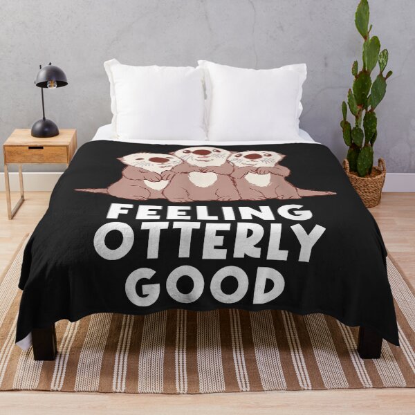 Item preview, Feeling Otterly Good Otter Lover Positive Quote Sea Otter designed and sold by Corelli87.
