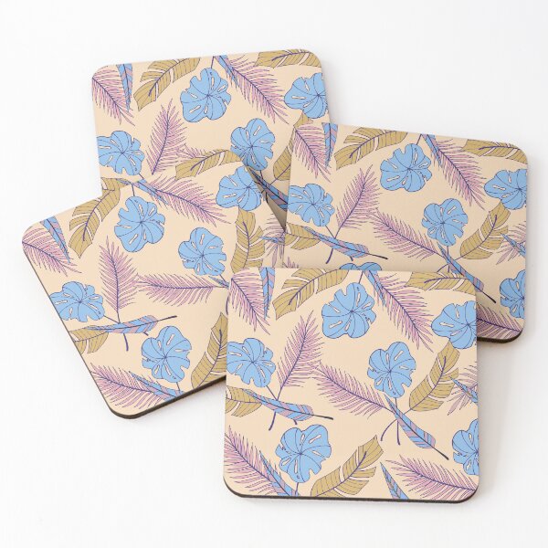 Item preview, Colorful Palm Monstera Tropical Leaves Pattern designed and sold by GraphicsClub.