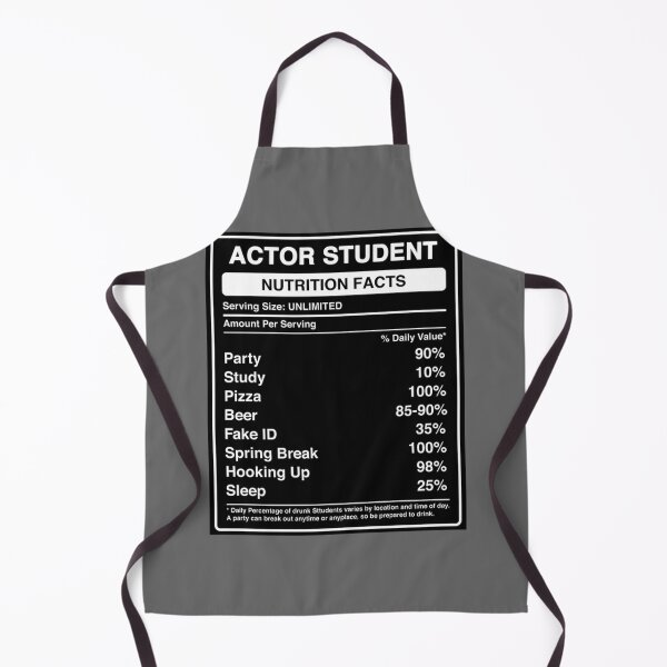 Item preview, Actor Student Nutrition Facts Label, Funny Future Actor Gift Classic designed and sold by CamdenSipes00.
