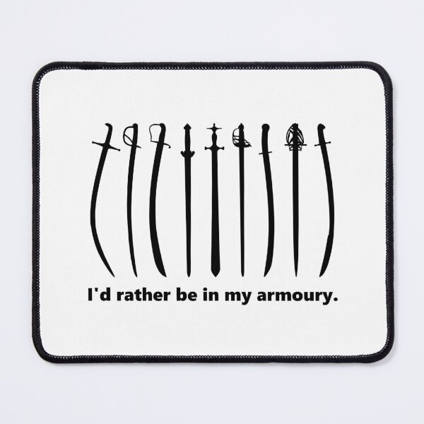 Item preview, I'd rather be in my armoury. designed and sold by FordeMA.