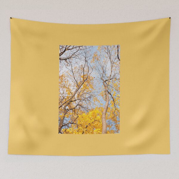 Item preview, Yellow autumn leaves on trees  designed and sold by Arletta Cwalina.