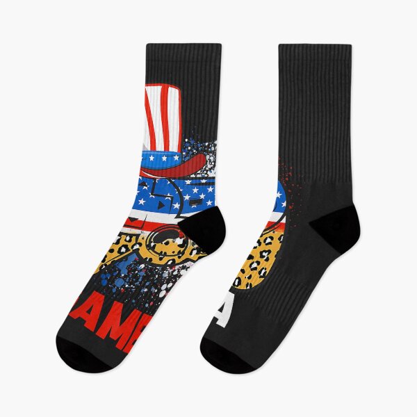 Item preview, Gamerica Video Game Leopard 4th Of July American Flag designed and sold by Corelli87.