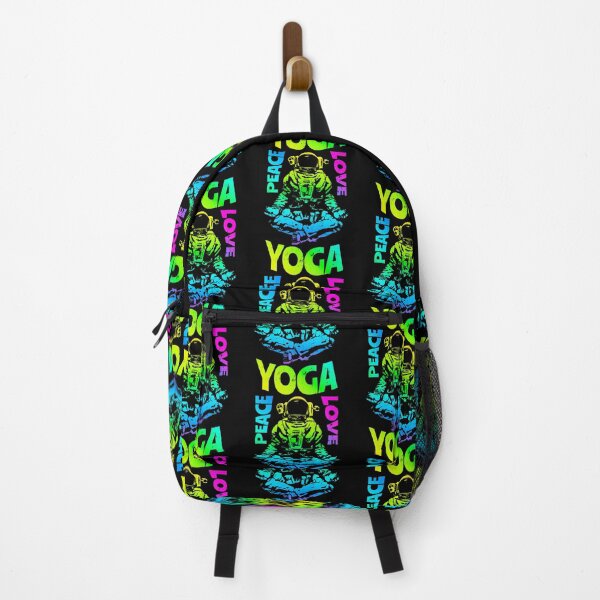Item preview, Peace Love Yoga Astronaut Namaste Zen Meditation Lotus Pose designed and sold by GrandeDuc.