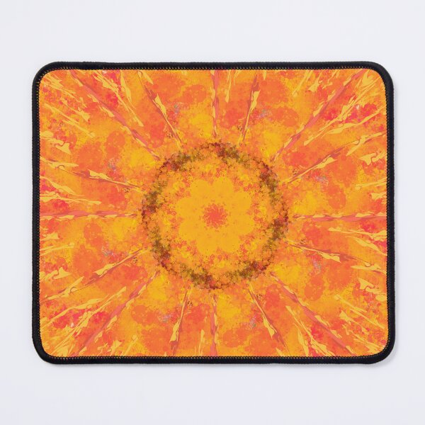 Item preview, Golden Sunburst abstract pattern designed and sold by Diane Hunter Art.