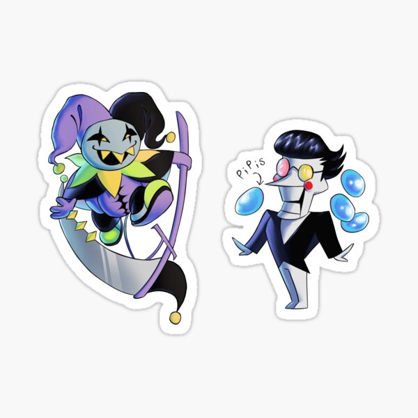 Jevil and Spamton Sticker
