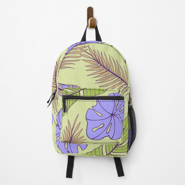 Artikelvorschau, Palm Monstera Tropical Leaves Pattern Purple and Mint entworfen und verkauft von GraphicsClub.