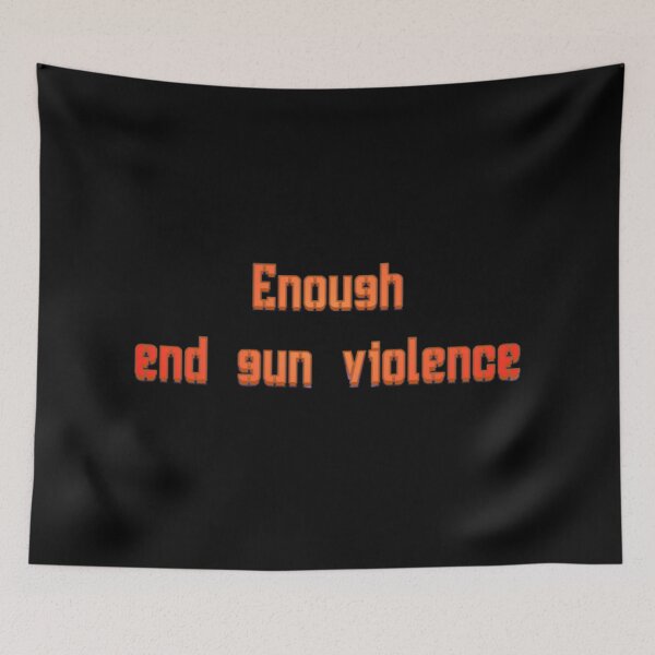 Item preview, Wear Orange Peace Sign Enough End Gun Violence designed and sold by ibrahimsn.