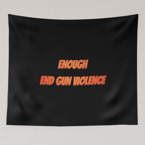 Item preview, Wear Orange Peace Sign, Enough End Gun Violence designed and sold by ibrahimsn.