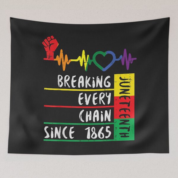 Item preview, Juneteenth Breaking Every Chain Since 1865 Men Women Kids designed and sold by Corelli87.
