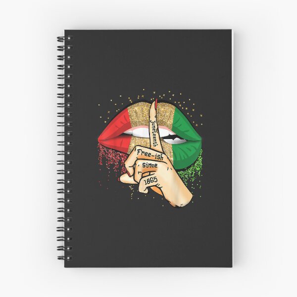 Item preview, Juneteenth Free Ish Since 1865 Lips African Melanin Girl designed and sold by Corelli87.