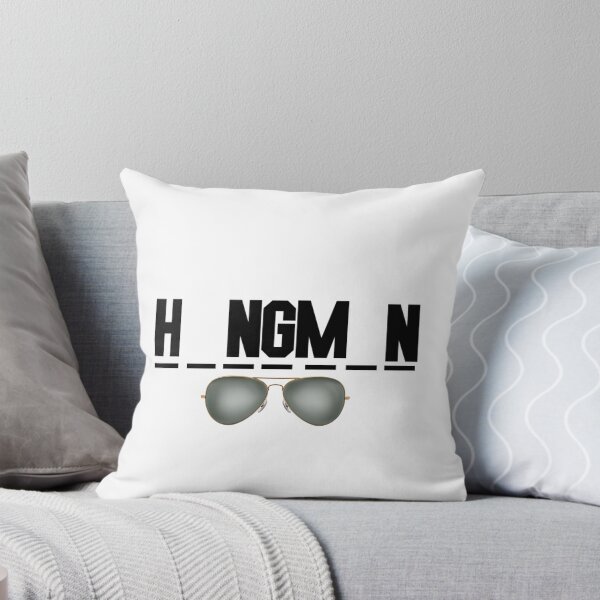 Item preview, hangman font black with glasses designed and sold by LannisterOnMars.