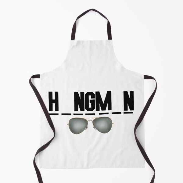Item preview, hangman font black with glasses designed and sold by LannisterOnMars.