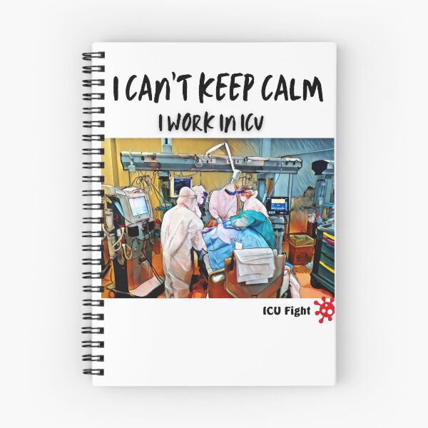 Item preview, I CAN'T KEEP CALM, I'M OPENING A TRACHEA designed and sold by ICU-FIGHT.