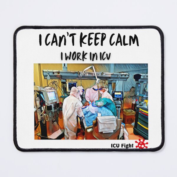 Item preview, I CAN'T KEEP CALM, I'M OPENING A TRACHEA designed and sold by ICU-FIGHT.