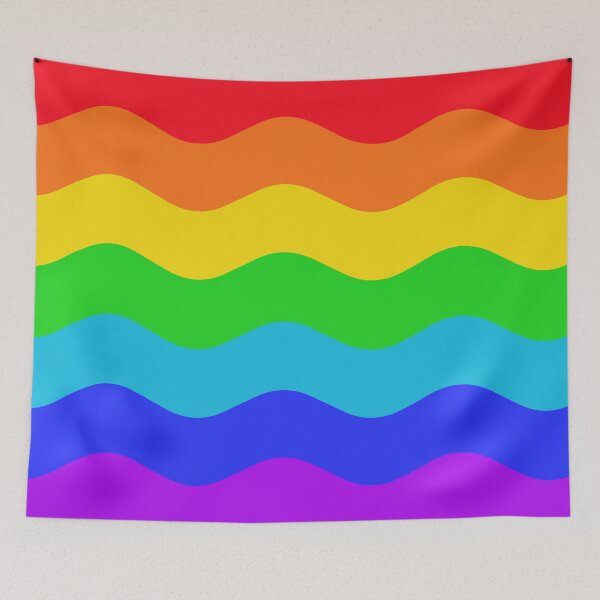 Aperçu de l'œuvre Pride Rainbow Flag Design créée et vendue par anjanaartz.