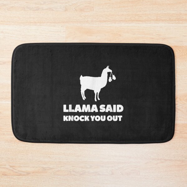 Item preview, Llama Said Knock You Out - Funny Martial Arts Animal designed and sold by Corelli87.