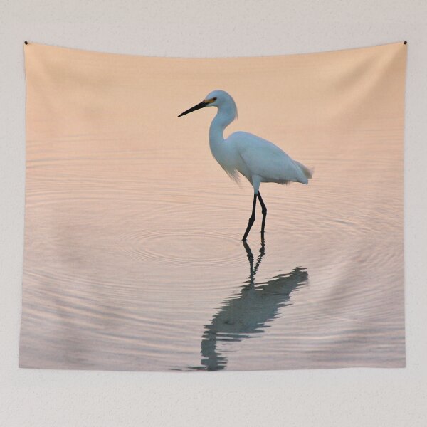 Item preview, Snowy Egret Bird designed and sold by LeslieMac713.