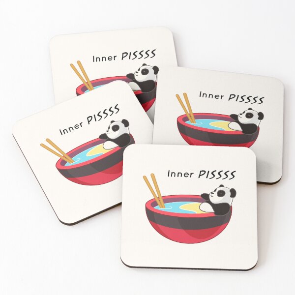 Item preview, Inner Peace - Funny Cartoon Panda Soup Meme designed and sold by Chonkitty.