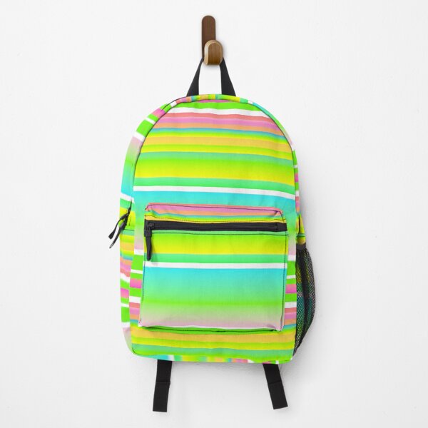 Item preview, Green pink stripes | multicolored stripes | multicolor striped designed and sold by lausn.